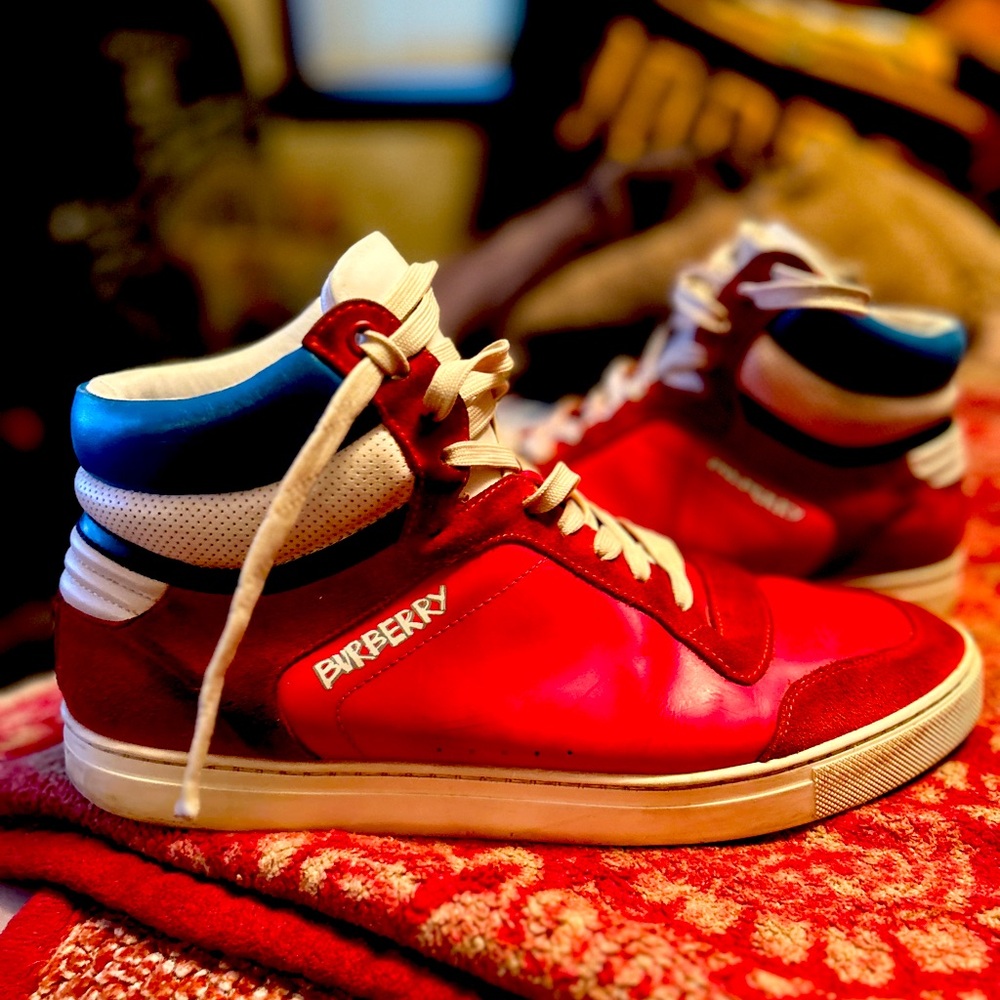 Men’s Burberry high tops